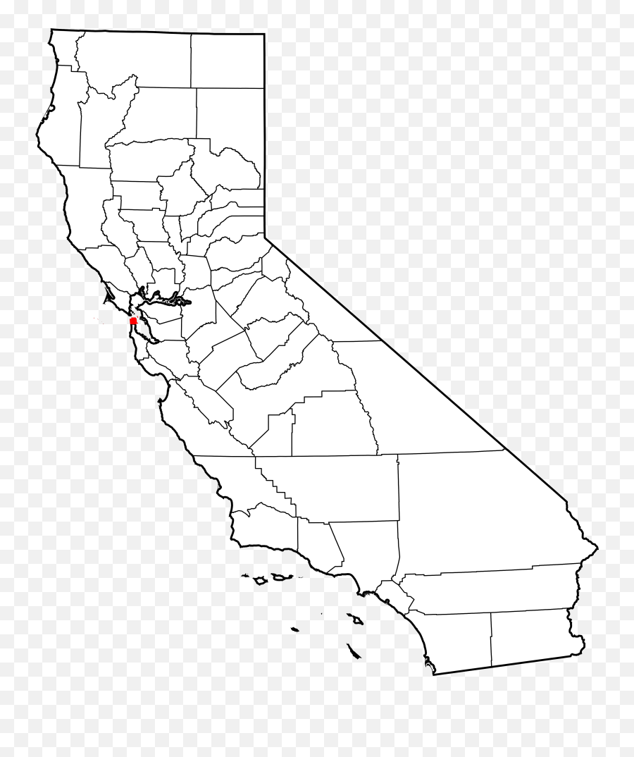 Highlighting San Francisco County - San Francisco Solano Map Emoji,San Francisco Emoji
