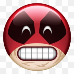 Download Smile Deadpool Mouth Film Emoji Hd Image Free Png - Deadpool Png Icon,Mouth Emoji