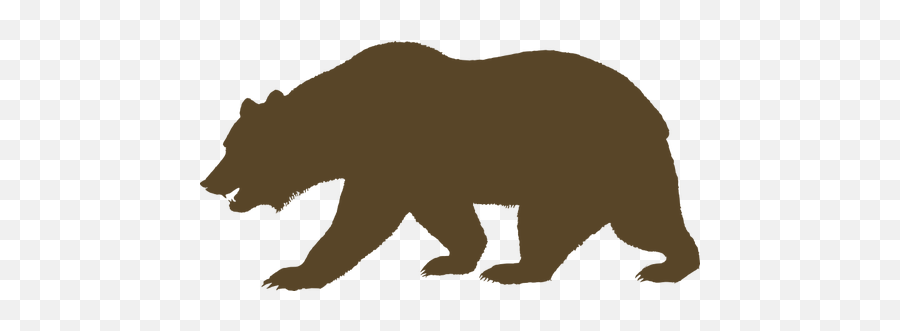 Vector Clip Art Of Bear From The Flag - California Bear Clipart Emoji,Gummy Bear Emoji