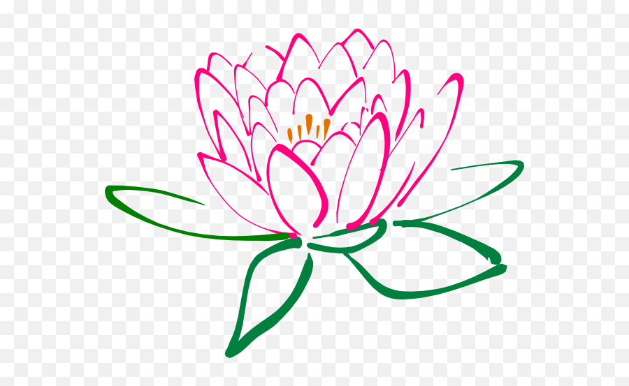 Flower Clipart Lotus - Free Lotus Flower Clipart Emoji,Lotus Flower Emoji
