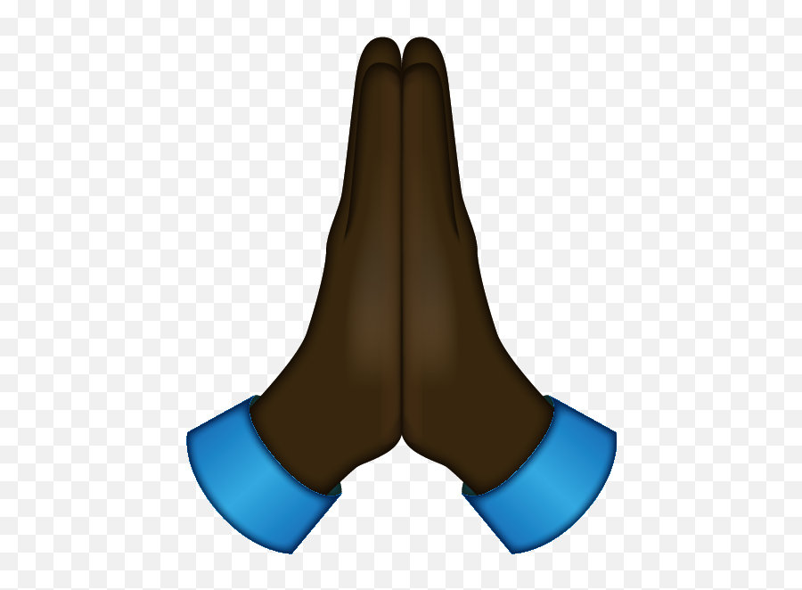 Folded Hands Variant - Clip Art Emoji,Praying Emoji Hands