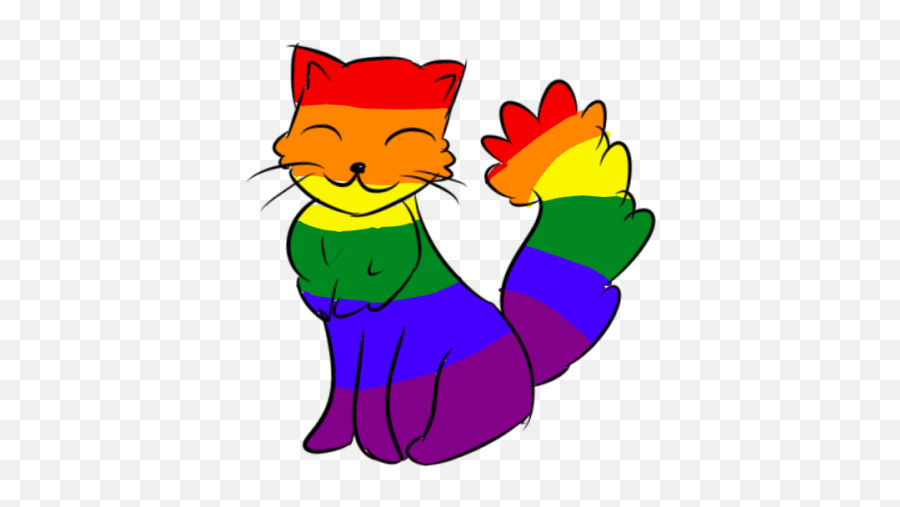 My Cat Is A Gay Icon - Cartoon Emoji,Nyan Cat Emoji Google Chat
