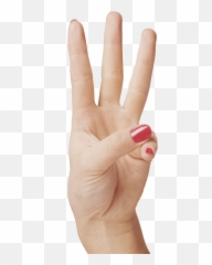 Free Png Three Finger Hand Images - Clipart Fingers Transparent Emoji