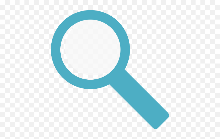 White Magnifying Glass Icon At - Magnifying Glass Flat Png Emoji,Find The Emoji Magnifying Glass