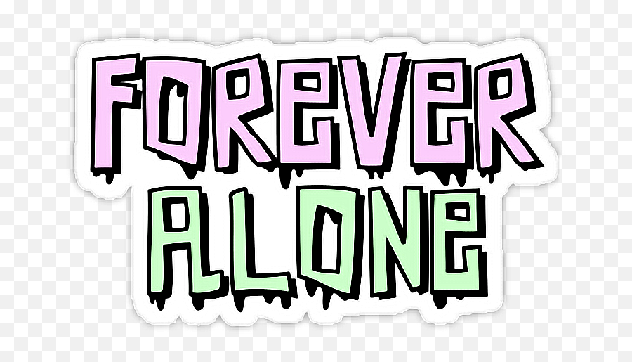 Tumblr Forever Alone Foreveralone Pink - Clip Art Emoji,Forever Alone Emoji