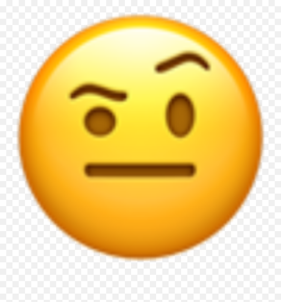 Emoji Emojis Iosemojis Iosemoji Ios Wtf - Raised Eyebrow Emoji Iphone,Wtf Emojis