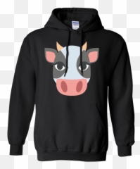 Cow Face Emoji Hoodie - Rowdy Ronda Rousey Hoodies,Cow Face Emoji