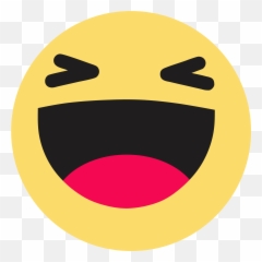 Download Free Emoticon Like Button Haha Facebook Emoji Icon - Reactions Png Transparent