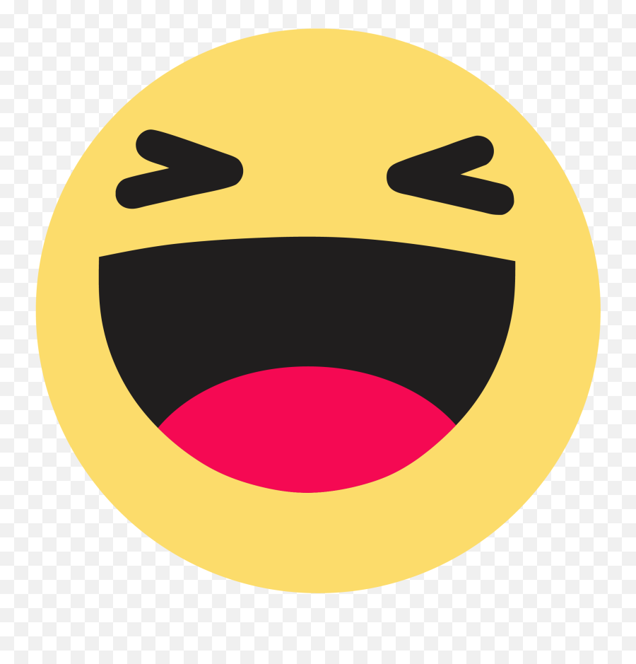 Download Free Emoticon Like Button Haha Facebook Emoji Icon - Facebook Reactions Png Transparent,Emoji Facebook
