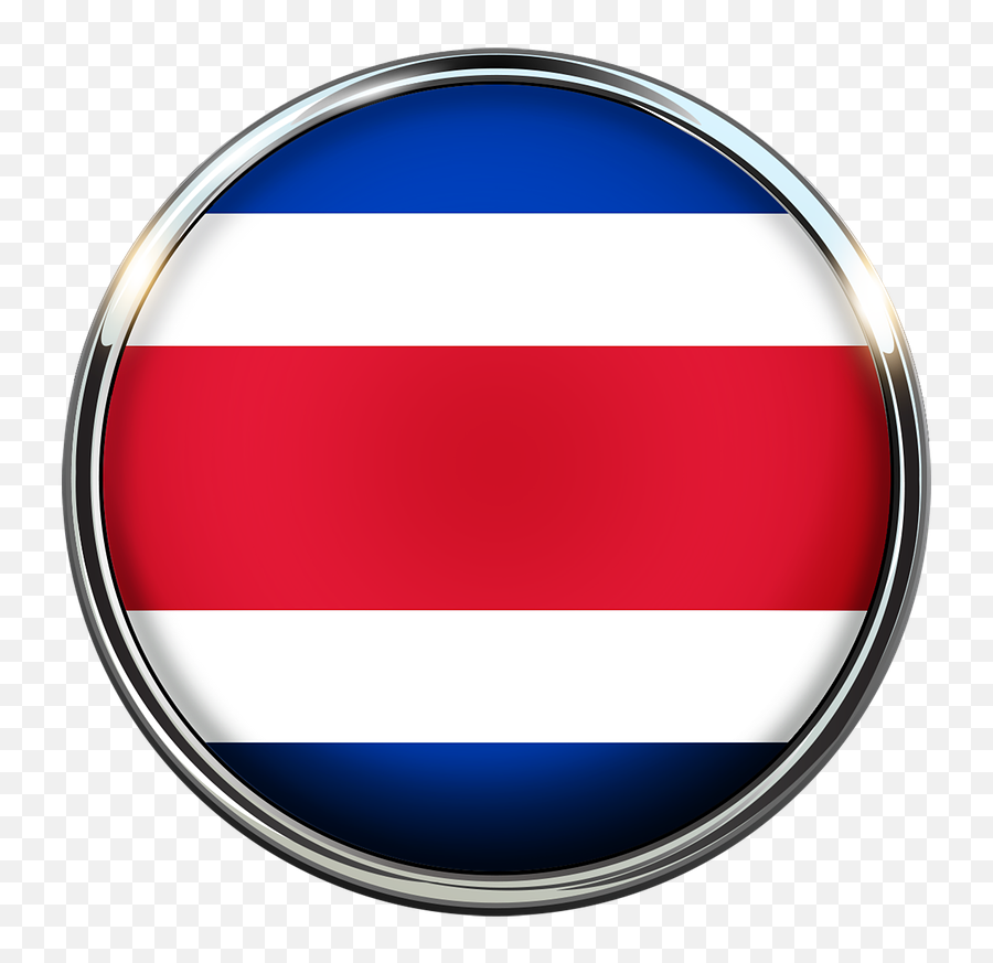 Flag Circle Costa Rica Transparency Background Image - Costa Rica Flag Circle Transparent Background Emoji,Costa Rica Flag Emoji