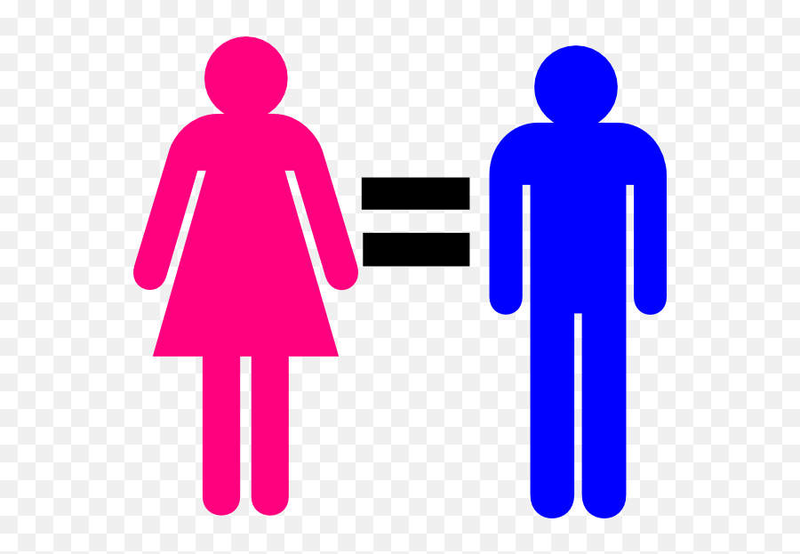 Clipart Man And Woman Symbol - Male And Female Equal Emoji,Female Symbol Emoji