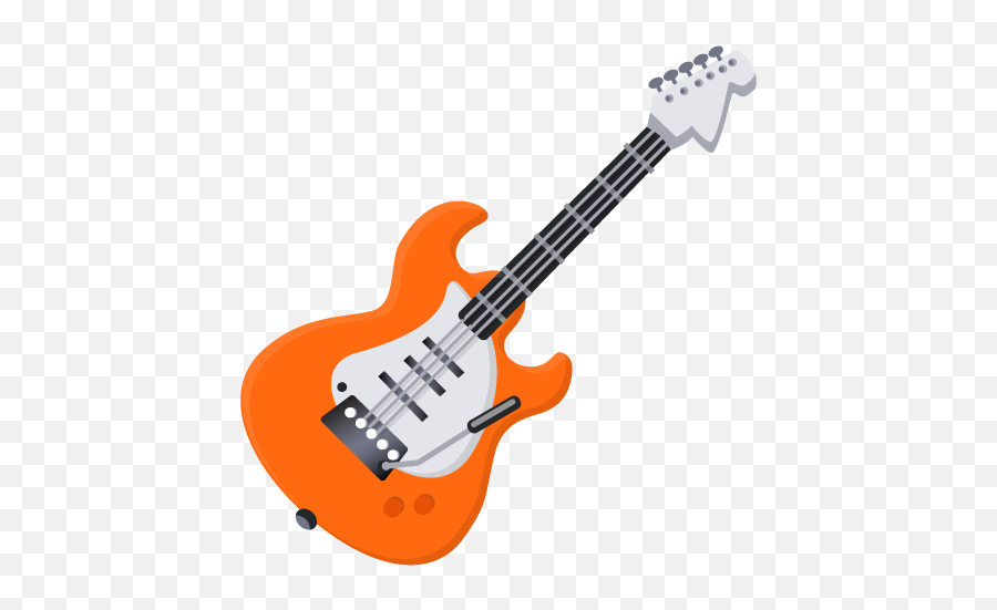 Emoji Electric Guitar Musical Instruments - Apple Guitar Emoji Png,Music Emoji Png