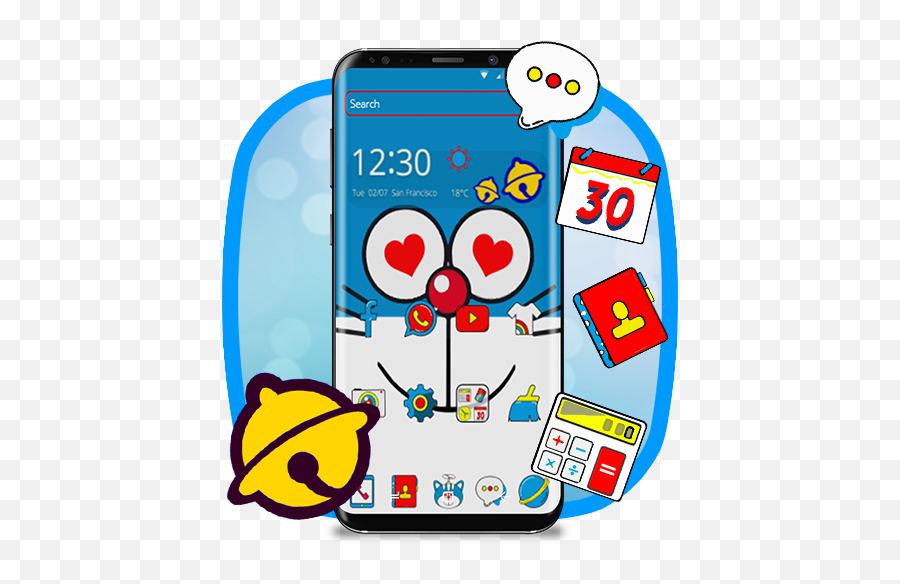 Cat Monkey Giraffe Panda On Google Play Reviews Stats - Silver Robot Cat Doraemon Emoji,Giraffe Emoji Android
