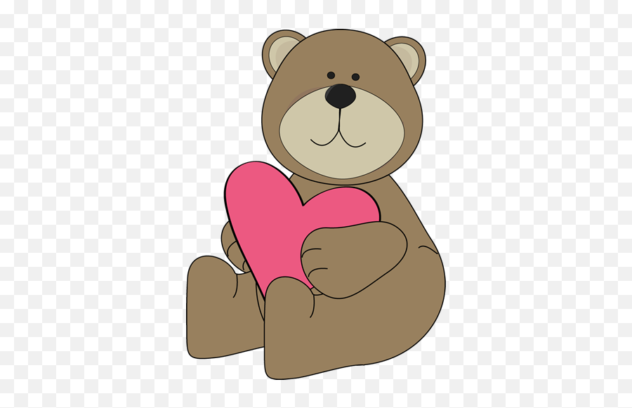 Heart Cliparts Download Free Clip Art - Teddy Bear Valentines Day Clip Art Emoji,Brown Heart Emoji