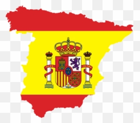 Spain Flag Map - Spain Flag Map Transparent Emoji,Spain Flag Emoji