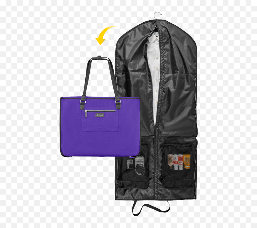 Biaggi Hangeroo Garment Bag Tote - Top Handle Handbag Emoji,Emoji Book Bags