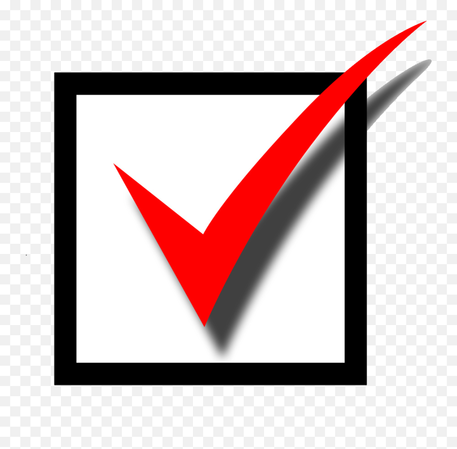 Check Mark Symbol Clip Art - Clip Art Tick Mark Symbol Emoji,Red Check Mark Emoji