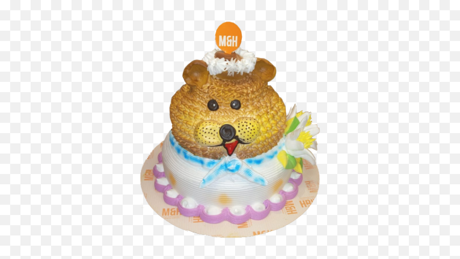 1st Birthday Cake - 2 Tier Teddy Bear Cake Emoji,Birthday Cake Emoji Png