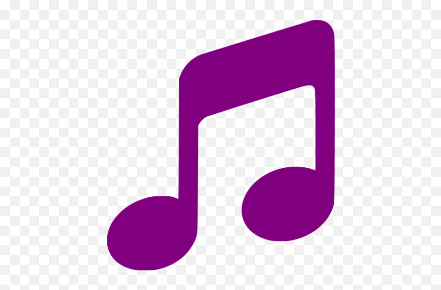 Purple Music 2 Icon - Free Purple Music Icons Purple Music Icon Png Emoji,Emoticon Musica