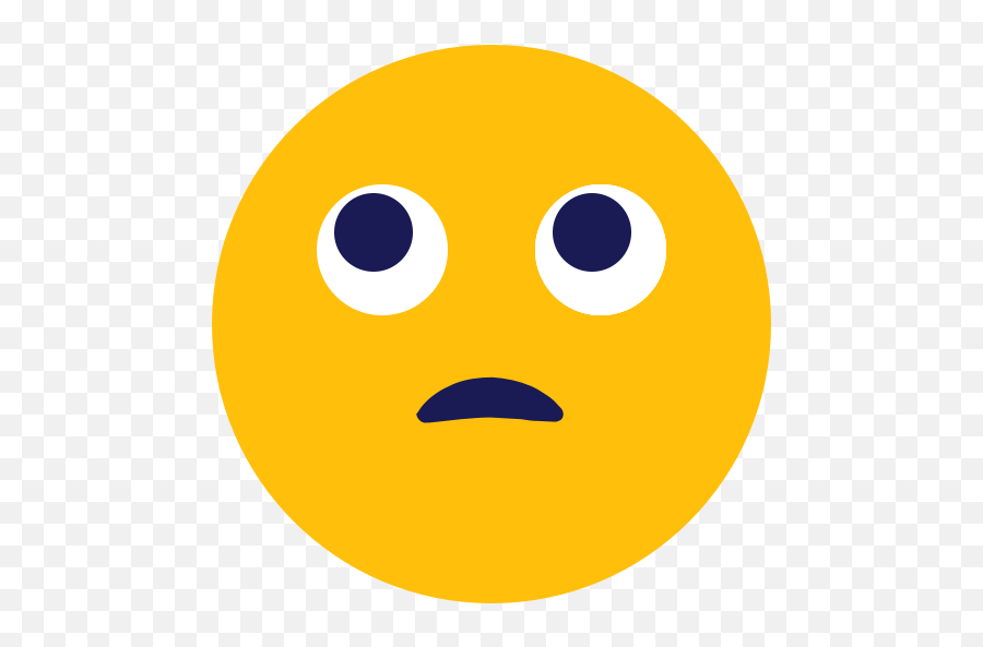 Emoji Think Thinking Icon - Upset Face Clipart,Thinking Emoji
