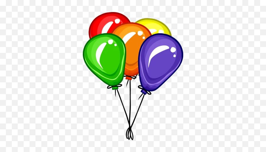 Bunch Of Balloons - Balloon Clipart Png Emoji,Emojis Balloons