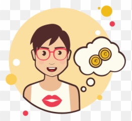 Girl With Coins Icon - Question What Icon Emoji,Coins Emoji