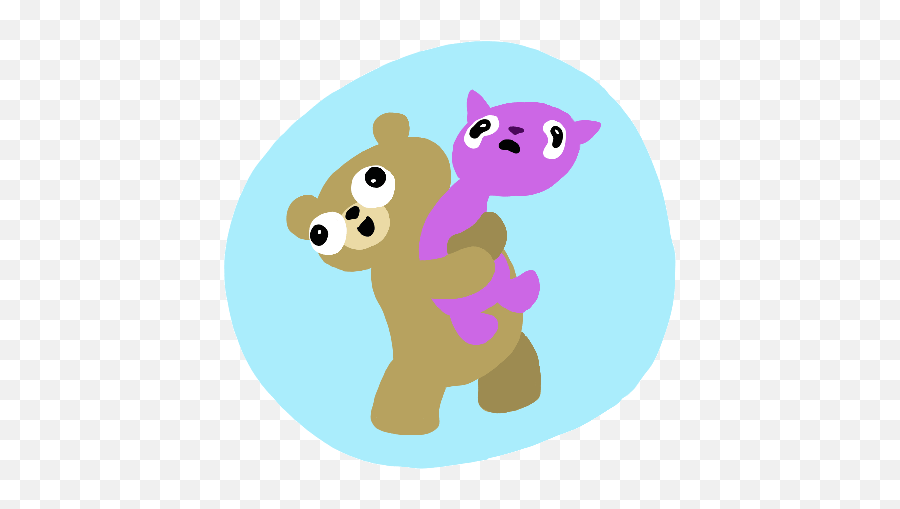 Top Super Excited Stickers For Android - Animals Hugging Transparent Emoji,Super Excited Emoji