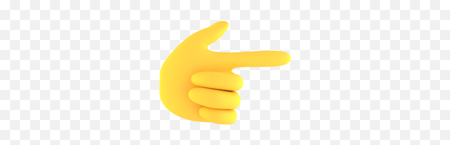 Pointing Right - Sign Emoji,3d Emoji