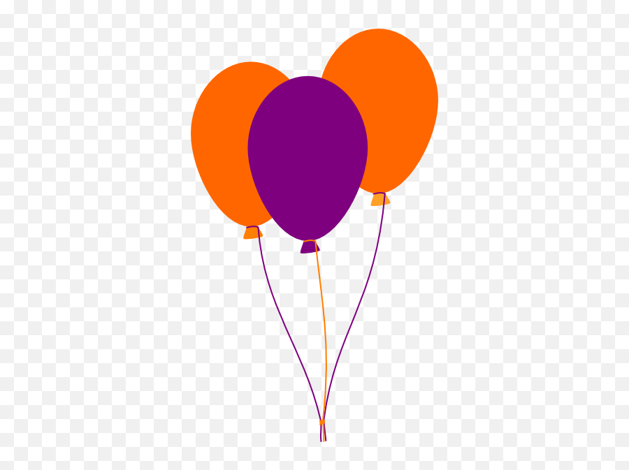 Collection Of Clemson Clipart - Orange Balloons Clip Art Emoji,Clemson Tiger Paw Emoji