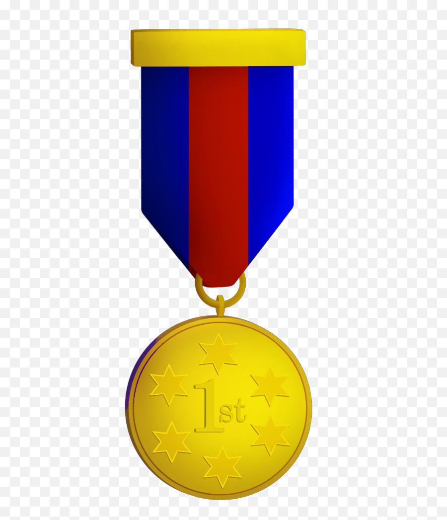 Scmedal Firstplace Winner Award Goldmedal Redandblue - Emblem Emoji,Gold Medal Emoji