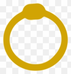 Gold Ring Cartoon Transparent Emoji
