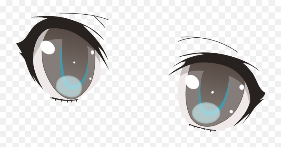 Anime Eyes Vector At Getdrawings - Transparent Background Anime Eyes Clipart Emoji,Anime Emotion Faces