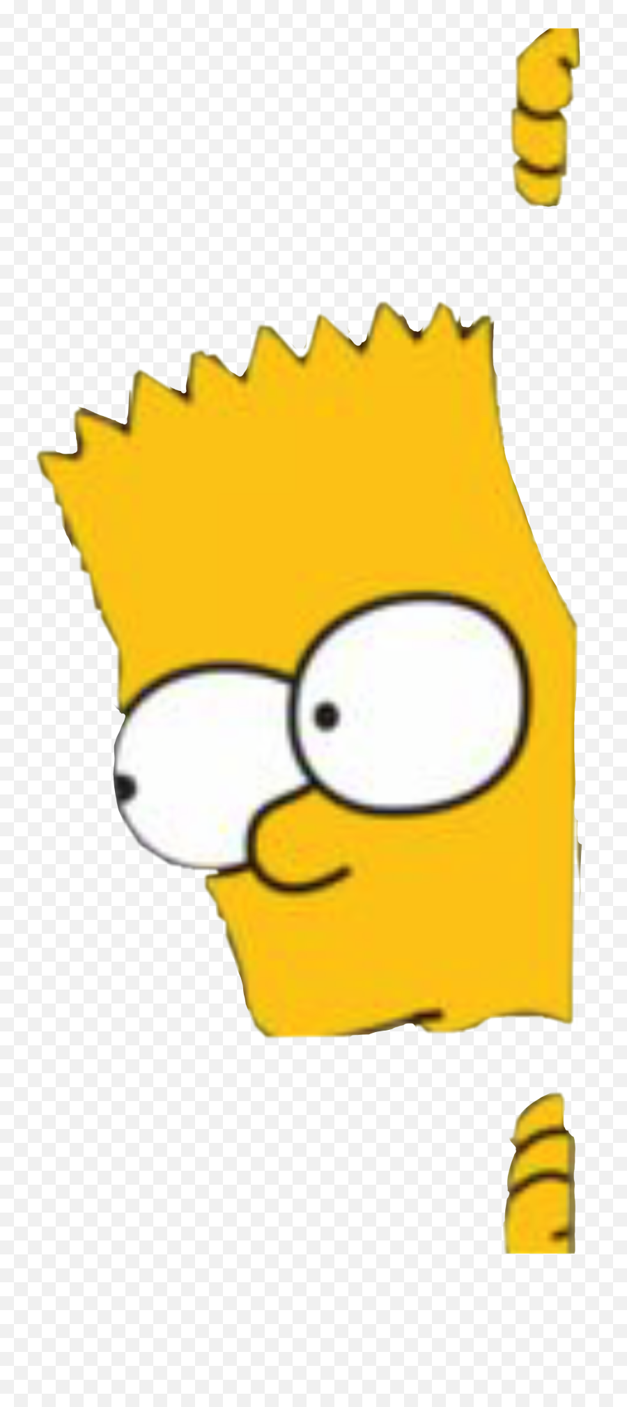 The Newest Peekaboo Stickers - Bart Png Simpson Emoji,Peek A Boo Emoji