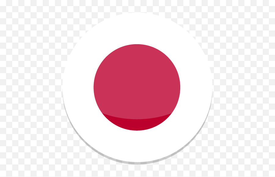 Japan Icon - Japan Flag Circle Png Emoji,Japanese Flag Emoji