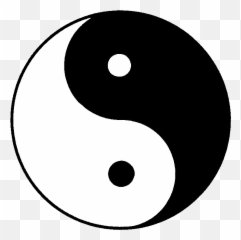 Free Tumblr Yin Yang Transparent Download Clip Art - Emoji