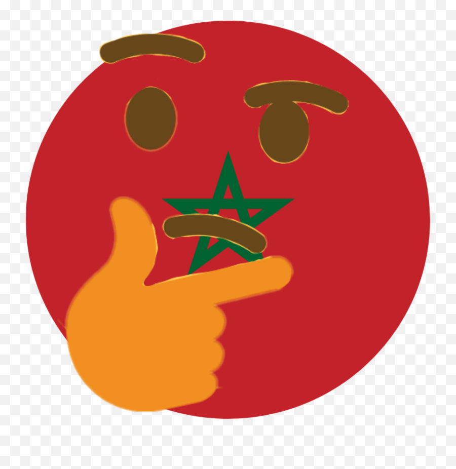 Thinking Emoji - China Flag Emoji,Funny Discord Emojis