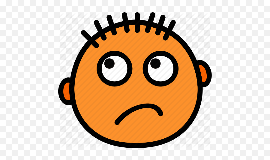 Dissapointed Emoji Emoticon Face Icon - Mean Face Png,Dissapointed Emoji