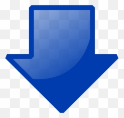 Library of arrow banner black and white library down png - Blue Down Arrow Icon Emoji