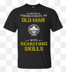 Never Underestimate An Old Man With - Cal Football Shirts Emoji
