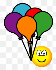 Emoticons Emofaces - Balloons Emoticon Emoji,Party Emoticon