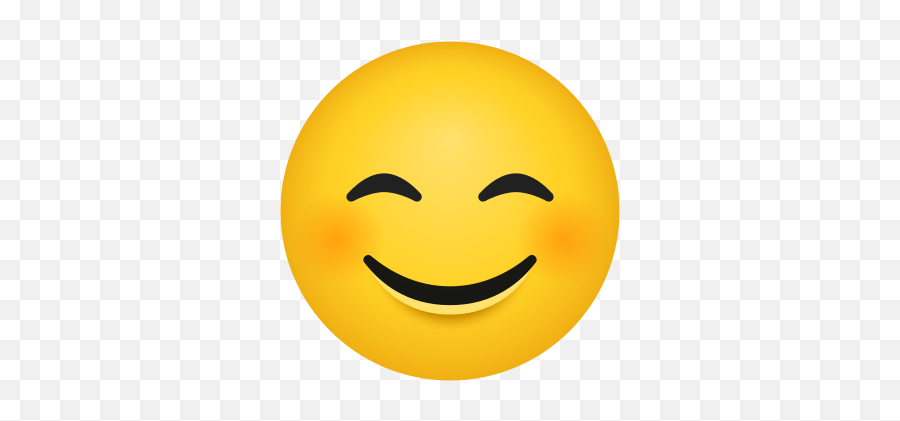 Smiling Face With Smiling Eyes Icon - Smiley Emoji,Skype Animated Emoticons