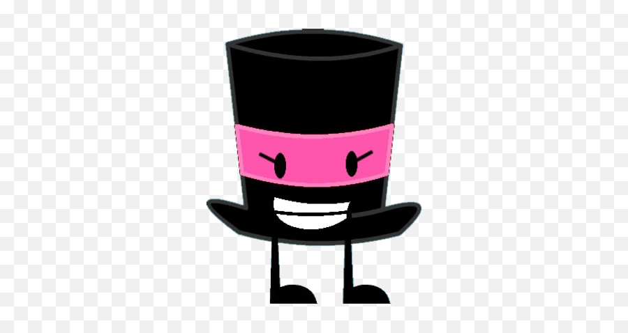 Pink Top Hat - Bfdi Purple Top Hat 1 Emoji,Top Hat Emoticon
