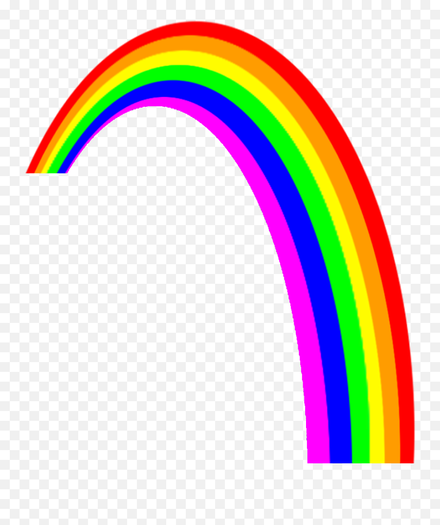 Free Cartoon Rainbow Png Download Free Clip Art Free Clip - Rainbow Colours Images Free Download Emoji,Rainbow Emoji Png