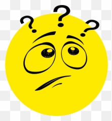 Confused smiley clipart Free download transparent PNG - Emoji Bingung