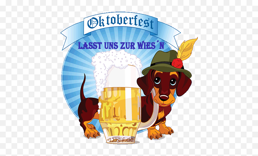 Kostenlose Oktoberfest Bilder Gifs Grafiken Cliparts - Dog Oktoberfest Emoji,Oktoberfest Emojis