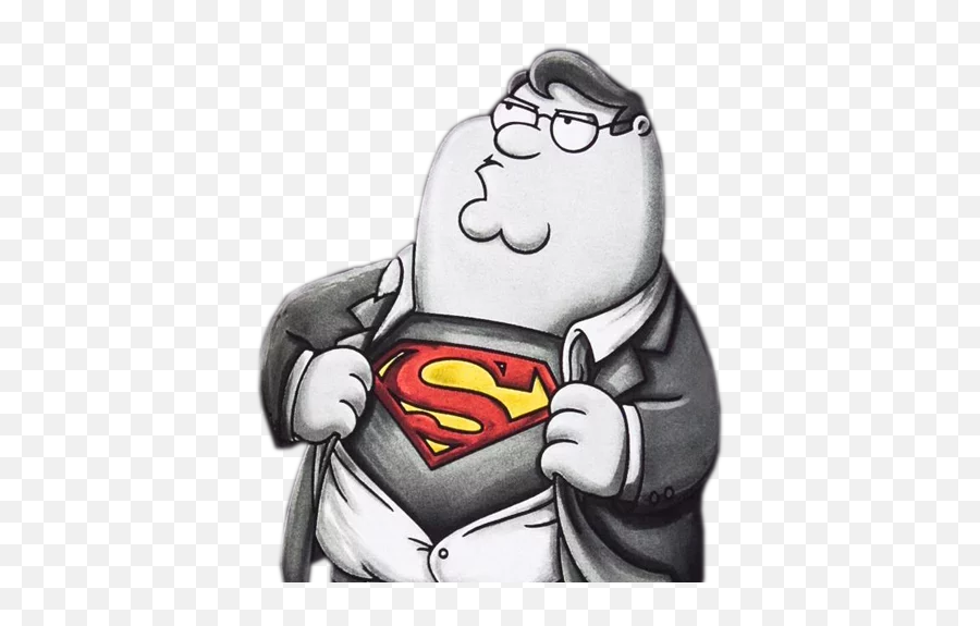 Family Guy Stickers For Telegram - Peter Griffin Emoji,Superman Emojis For Android