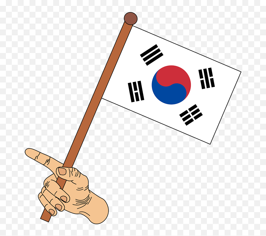 Flag South Korea - Korea Flag And Japan Flag Emoji,South Korea Flag Emoji
