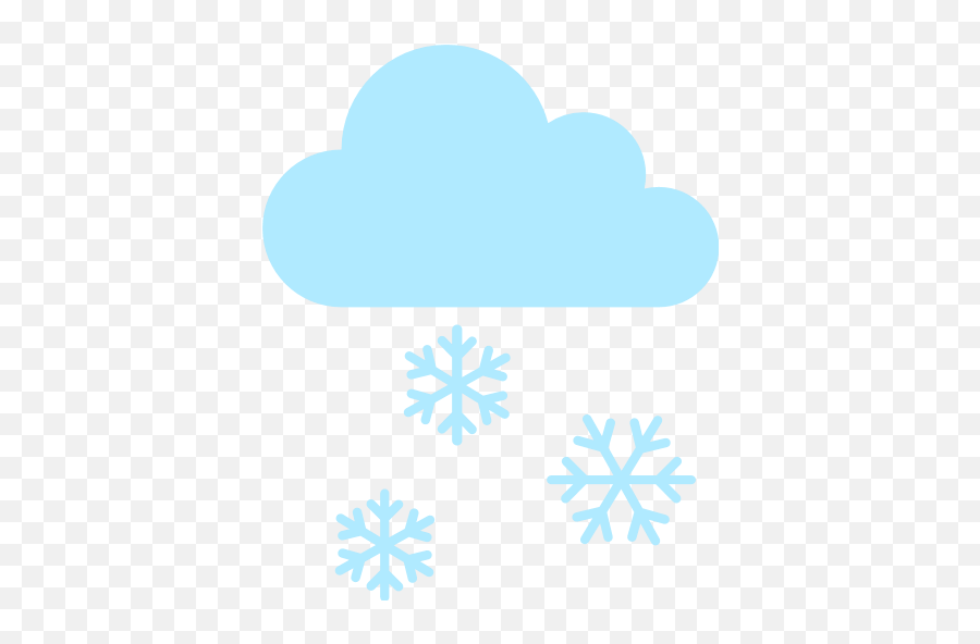 Cloud With Snow Emoji For Facebook - Snowflakes Frozen White,Snow Emoticon