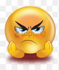 Sad Emoji Png Transparent Pictures - Transparent Background Angry Emoji,Sad Emoji Png