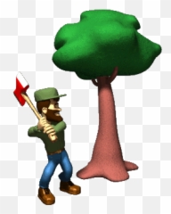 Top Dragonslayer Axe Stickers For - Chopping Down Trees Gif Emoji,Ax Emoji